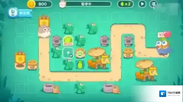 保卫萝卜4卧兔藏龙第六关怎么过 攻略图解法一览