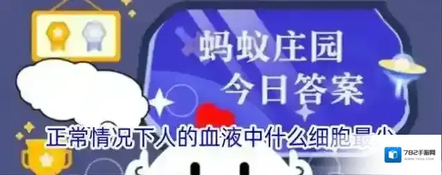 正常情况下人的血液中什么细胞最少