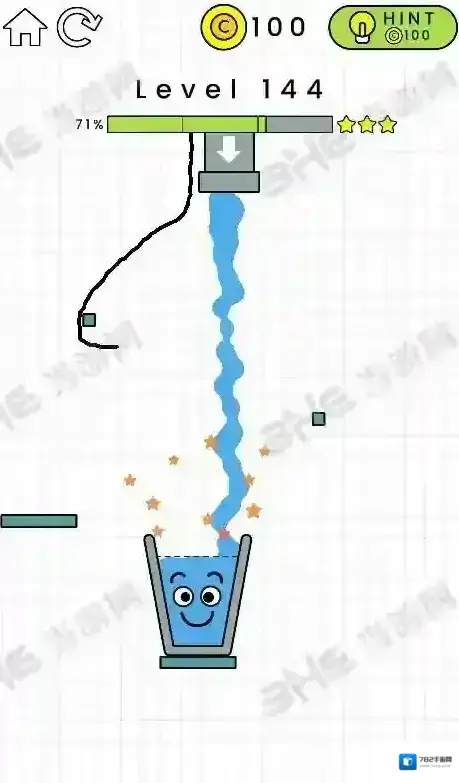 快乐玻璃杯144关怎么过 HappyGlass第144关三星通关攻略
