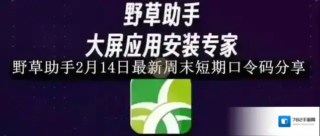 《野草助手》2月14日最新周末短期口令码分享