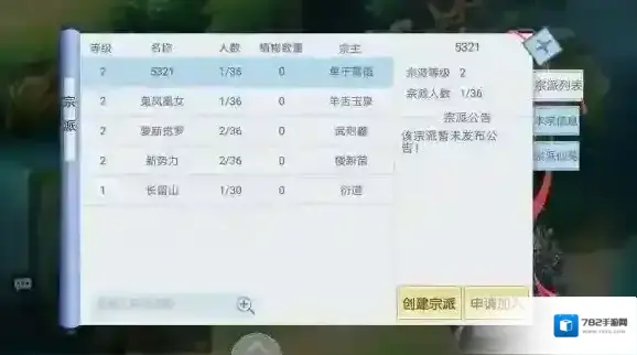 一剑断念宗派怎么创建 宗派创建方法
