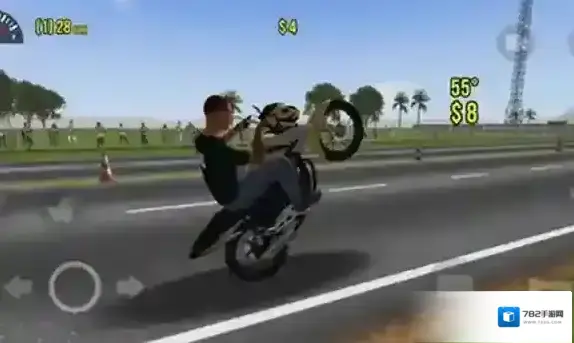 摩托平衡3D游戏中