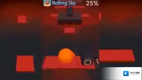 滚动的天空小球