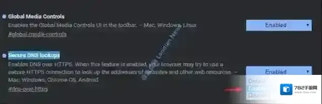 谷歌浏览器开启DoT功能加密DNS防劫持教程