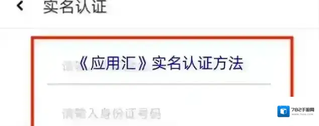 应用汇实名认证