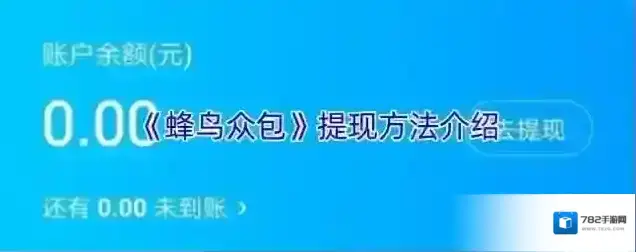 蜂鸟众包提现