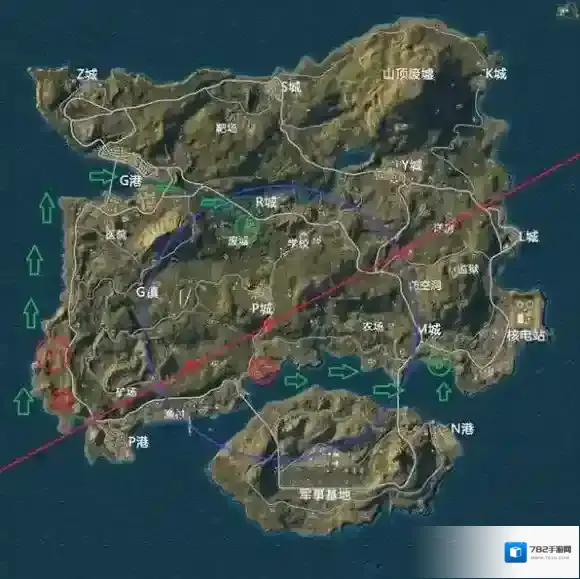 绝地求生:刺激战场地图