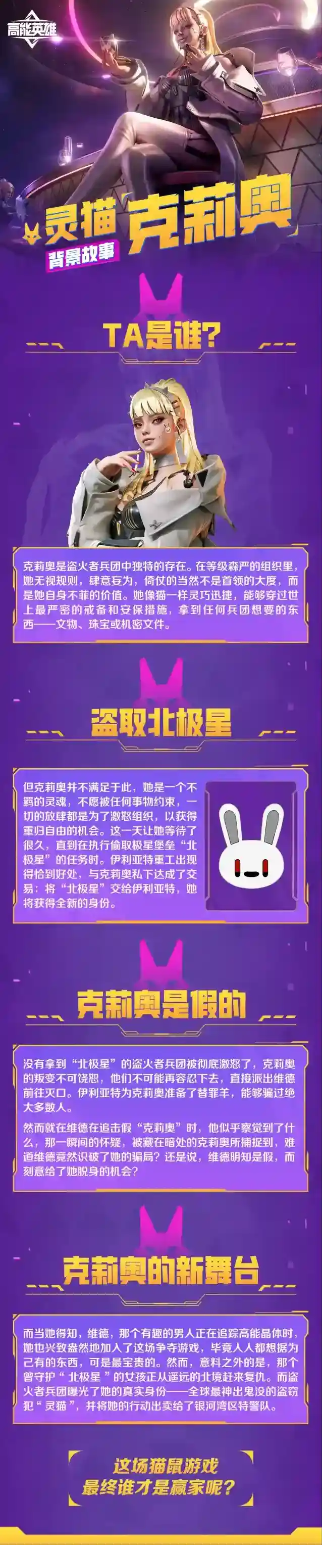 高能英雄银河探秘丨不羁夜色下的神秘窃贼：克莉奥