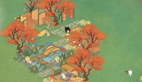 桃源深处有人家布局