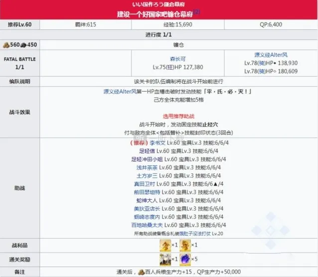 命运冠位指定长尾景虎