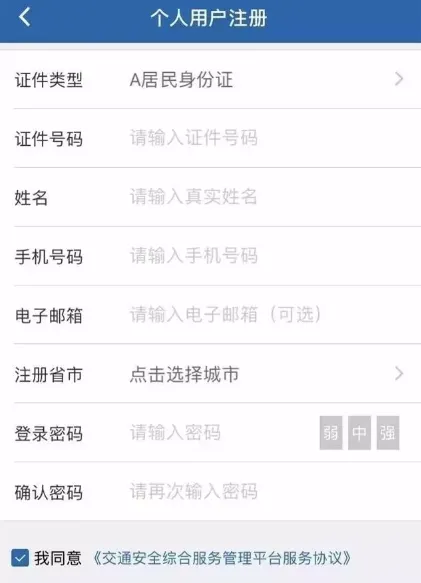 交管12123交强险