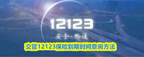 交管12123保险到期时间查询方法