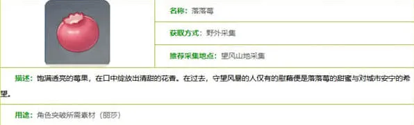 世界之外落落莓采集位置完整攻略