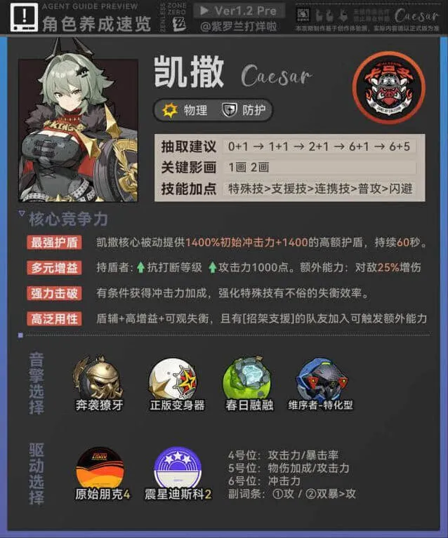 绝区零凯撒全攻略