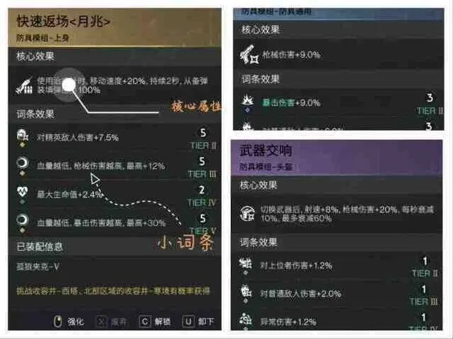 异常模组词条选择攻略详解