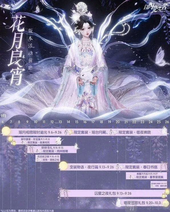 以闪亮之名花月良宵版本更新时间教程