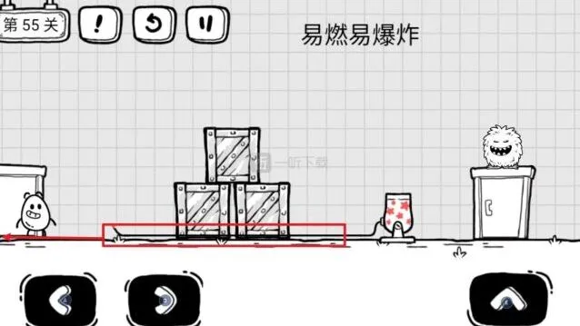 茶叶蛋大冒险第55关通关方法 易燃易爆炸最全攻略