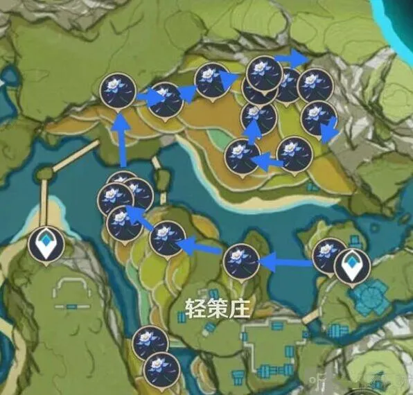一路琉璃百合采集点分布图位置最全一览2022