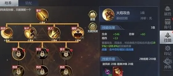 神火大陆骑士技能