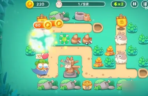 《保卫萝卜4》卧兔藏龙第17关攻略