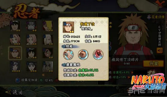 火影忍者手游秋道丁次疾风传定位解析