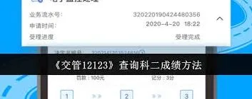 交管12123如何查看