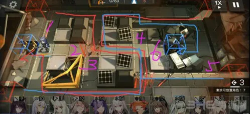 明日方舟4-3打法流程指南