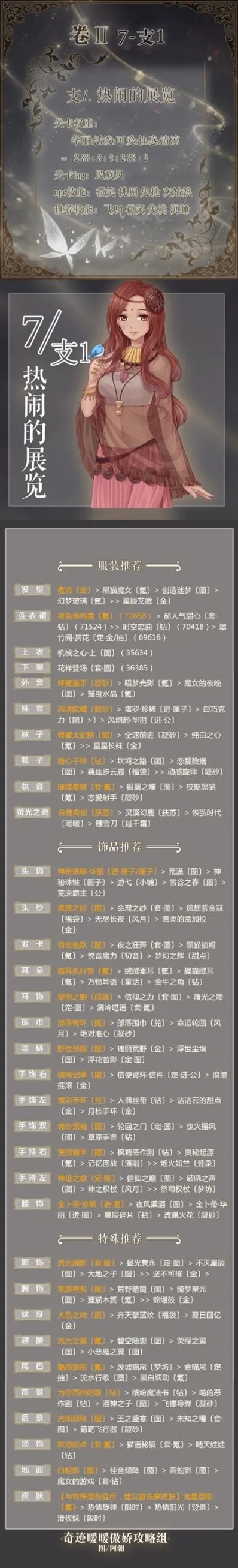 命运热闹的展览S级通关玩法