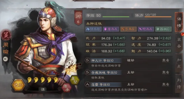 三国志战略版周瑜战法搭配指南
