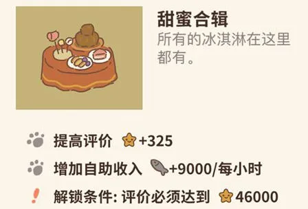 动物餐厅甜蜜合辑解锁攻略与收益说明