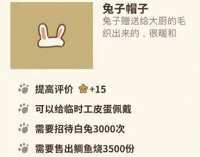 动物餐厅兔子帽子获取攻略分享