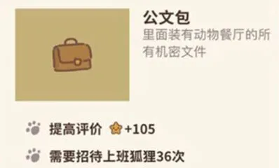 动物餐厅公文包作用与星级评价