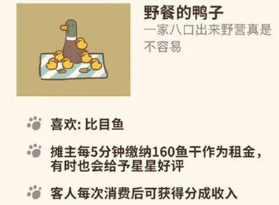 动物餐厅新角色野餐的鸭子使用教程指南