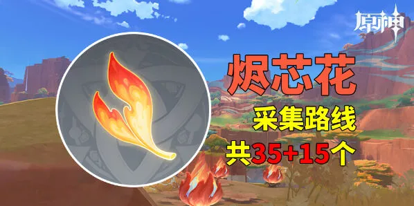 《原神》烬芯花采集路线教程