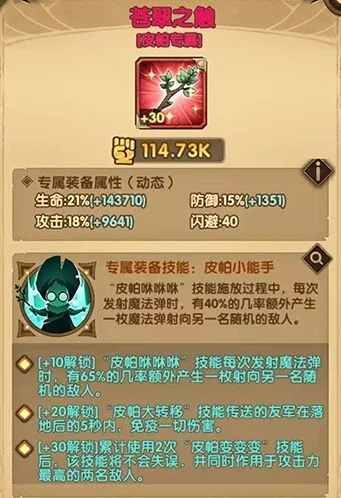 剑与远征皮帕专属装备属性与技能评测