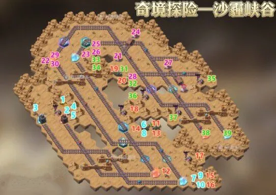 剑与远征沙霾峡谷通关步骤攻略