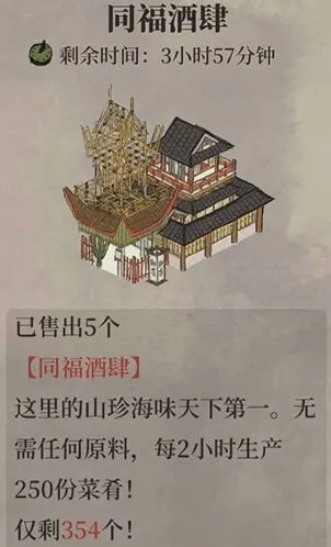 江南百景图同福酒肆怎么获得