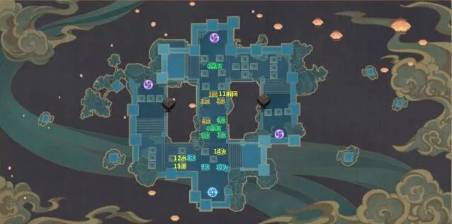 原神难度4三星参差争电光地图教程