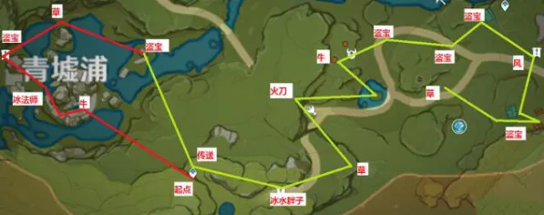 《原神》锄地路线完全指南