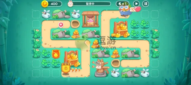 保卫萝卜4卧兔藏龙第40关完整攻略