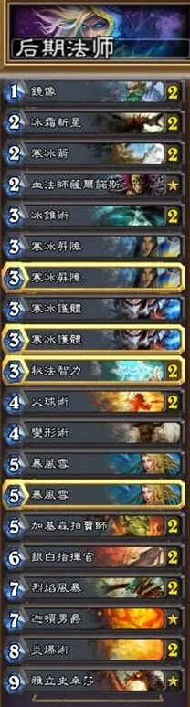 炉石传说后期一波流卡组实战心得