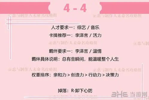 恋与制作人三星