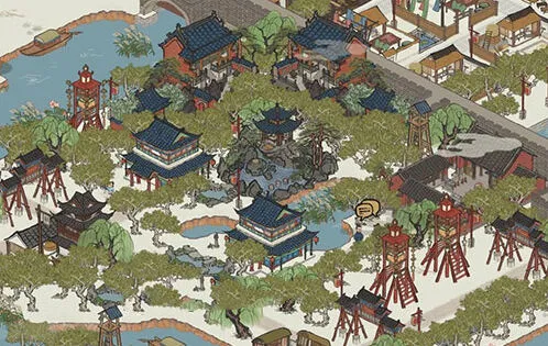 江南百景图道馆好看摆放教程