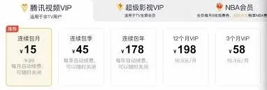 腾讯视频会员价格说明详细介绍攻略