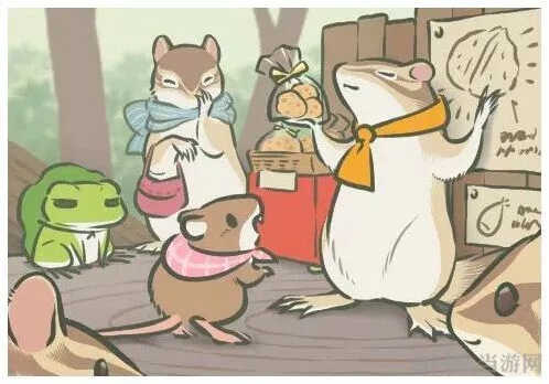 旅行青蛙老鼠家作客明信片图集