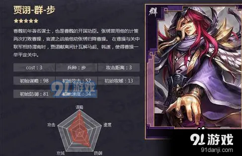 率土之滨群贾诩死士攻略分享