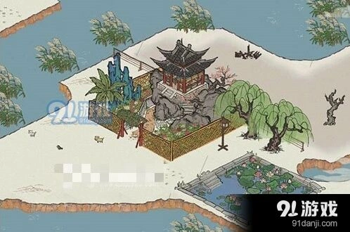 江南百景图牡丹亭放在哪里比较好
