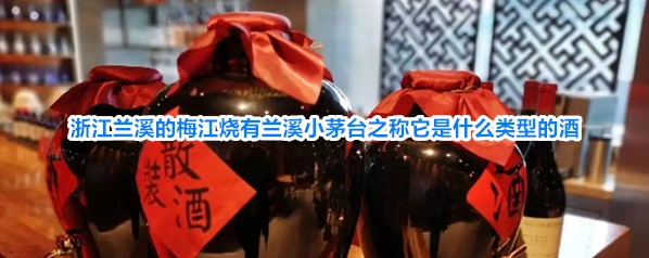 浙江兰溪的梅江烧有兰溪小茅台之称它是什么类型的酒