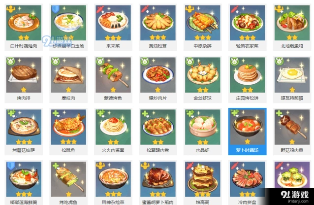 原神烤肉排食谱配方获取