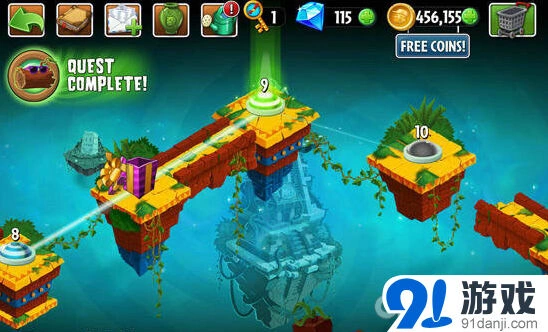 《植物大战僵尸2》失落之城第9关攻略流程